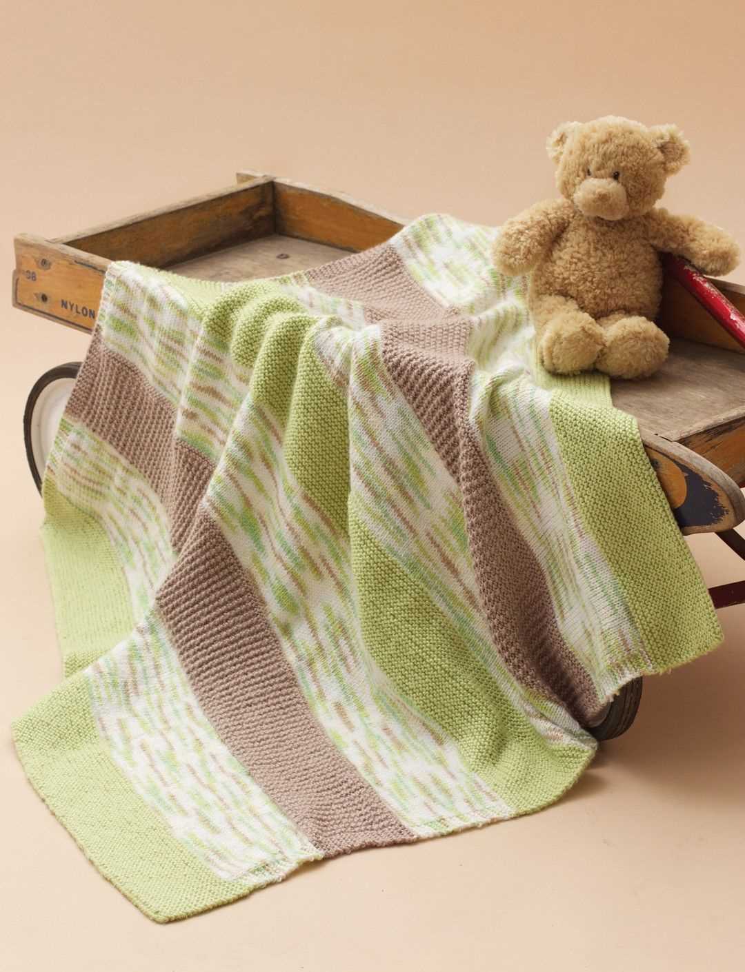 Bernat baby blanket yarn patterns knit