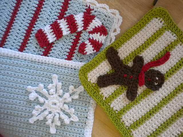 Knitted dishcloths patterns free christmas