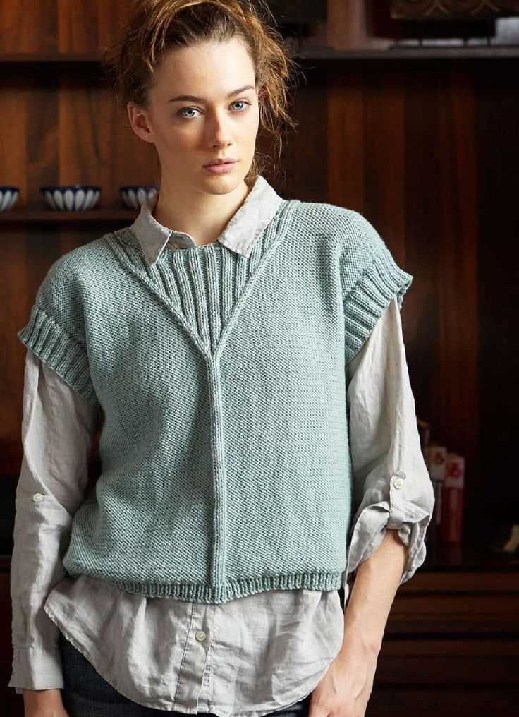 Knitting pattern vest