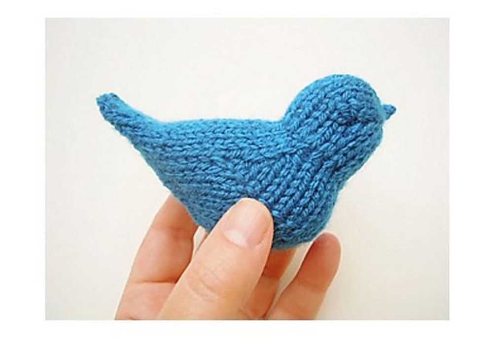 Bluebird of happiness knitting pattern