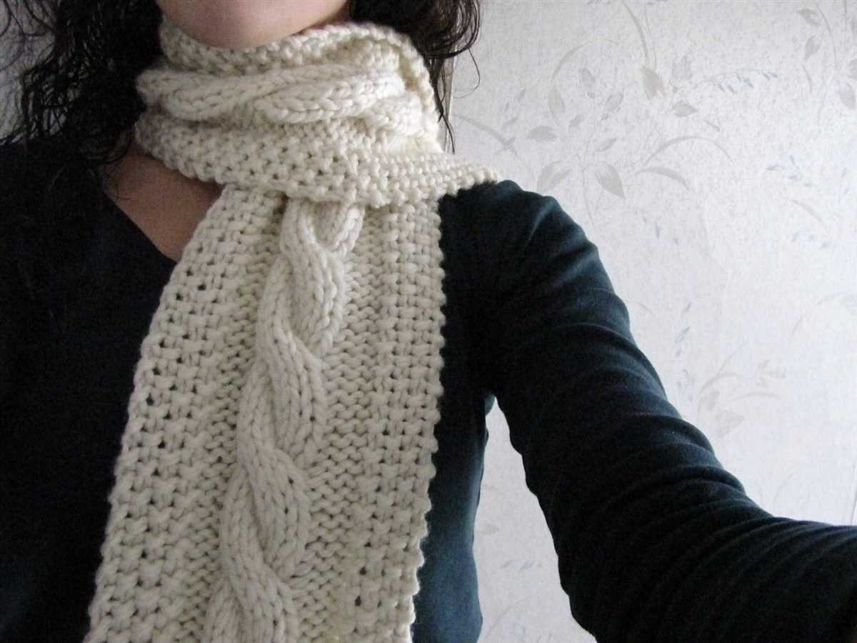 Easy knit scarf patterns