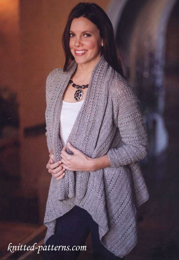 Knitted jacket patterns free womens