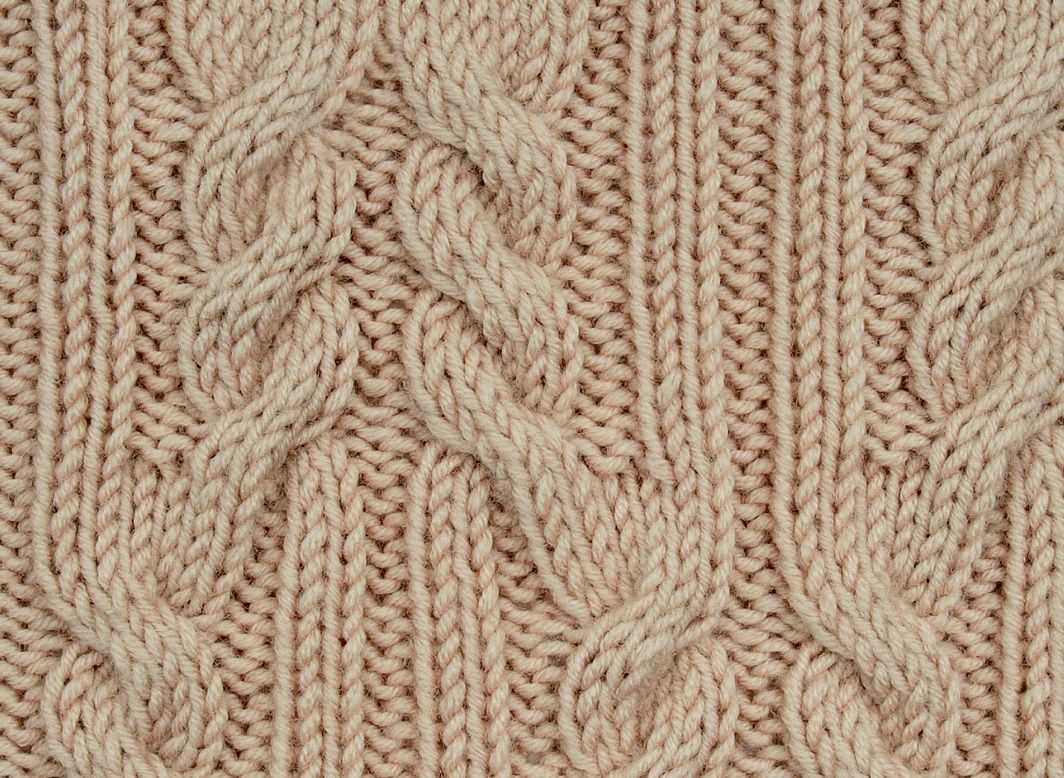 Small cable knit pattern