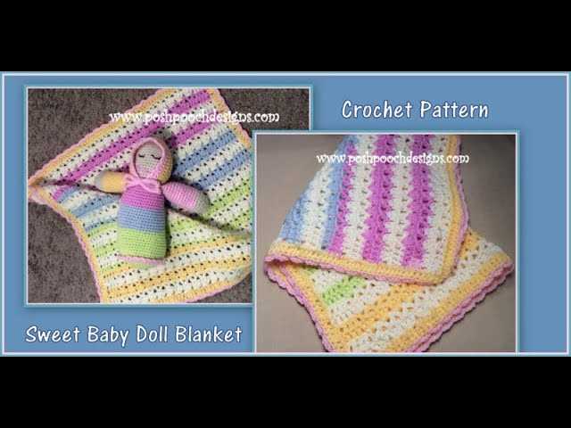 Easy knit doll blanket pattern