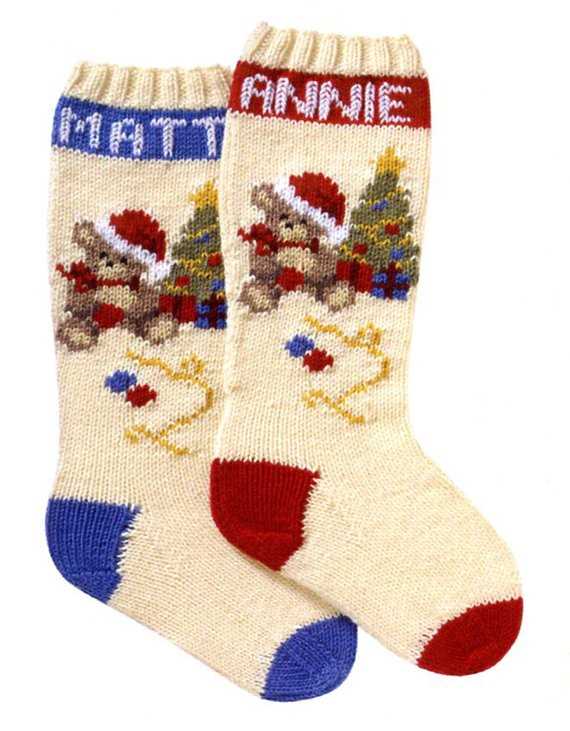 Mary maxim knitted christmas stocking patterns