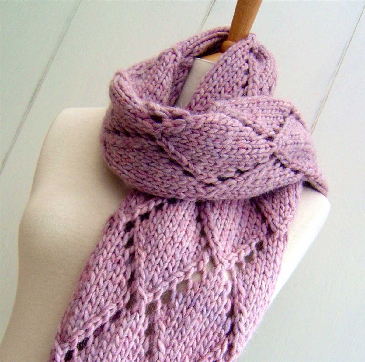 Knitting patterns for scarves