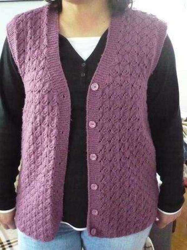 Knitted waistcoat patterns for ladies