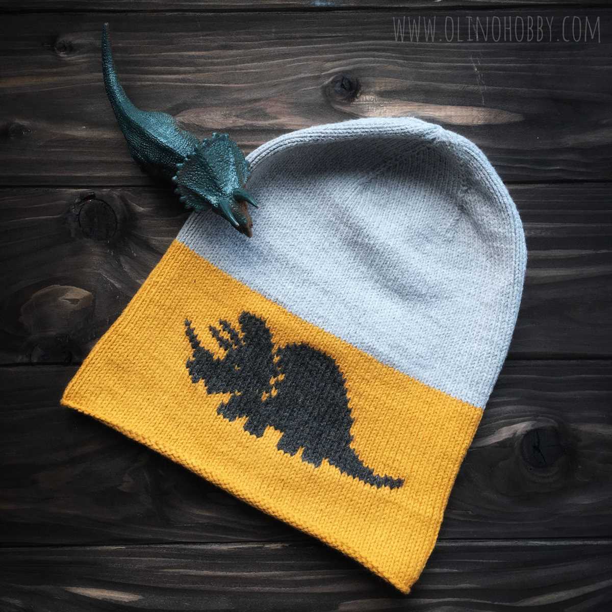 Steelers knit hat pattern