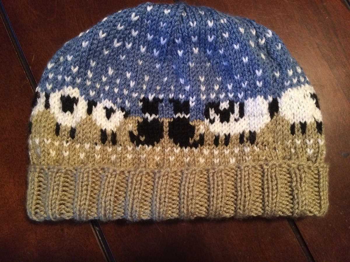 Sheep hat knitting pattern free