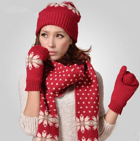 Free hat scarf and gloves knitting pattern