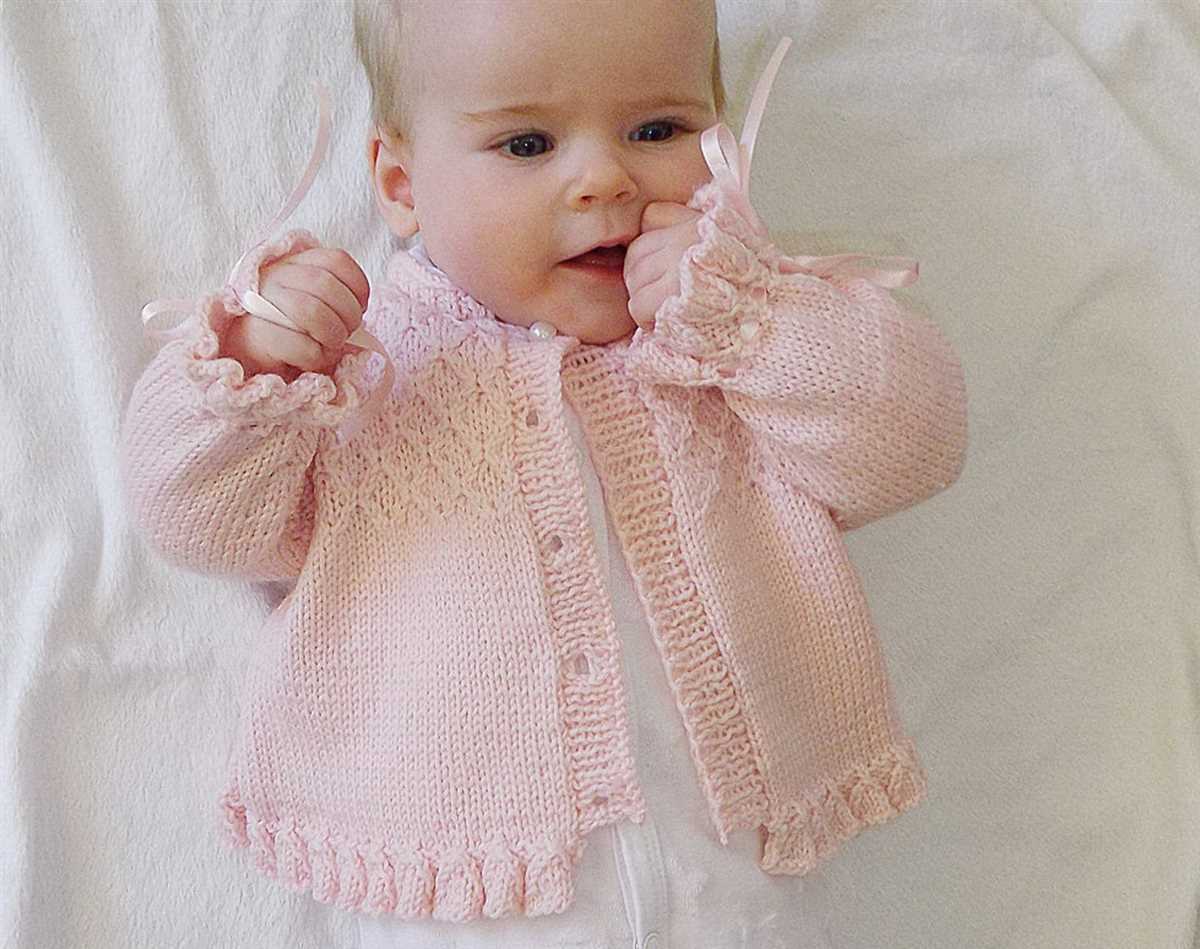 Infant cardigan knitting patterns