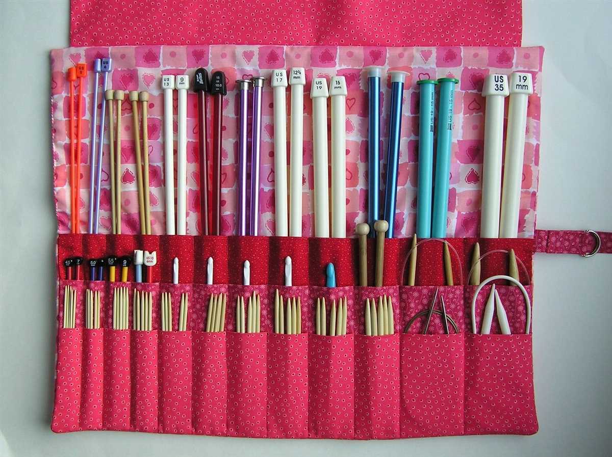 Knitting needle holder pattern