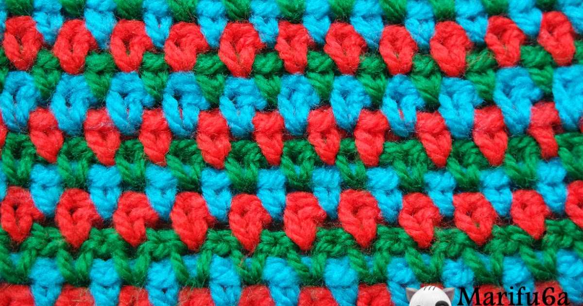 Sand stitch knit pattern