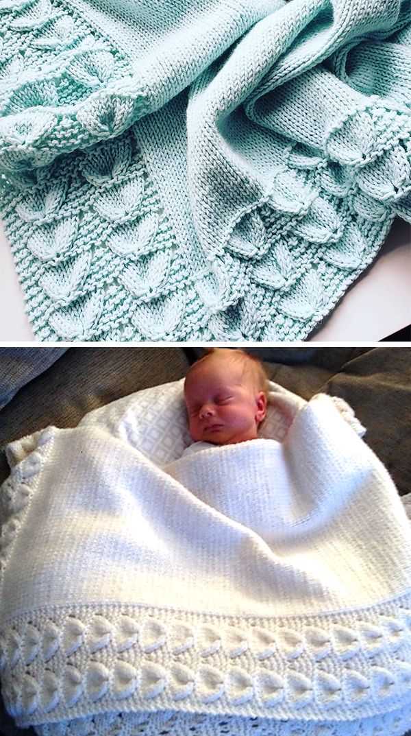 Free baby blanket patterns knit