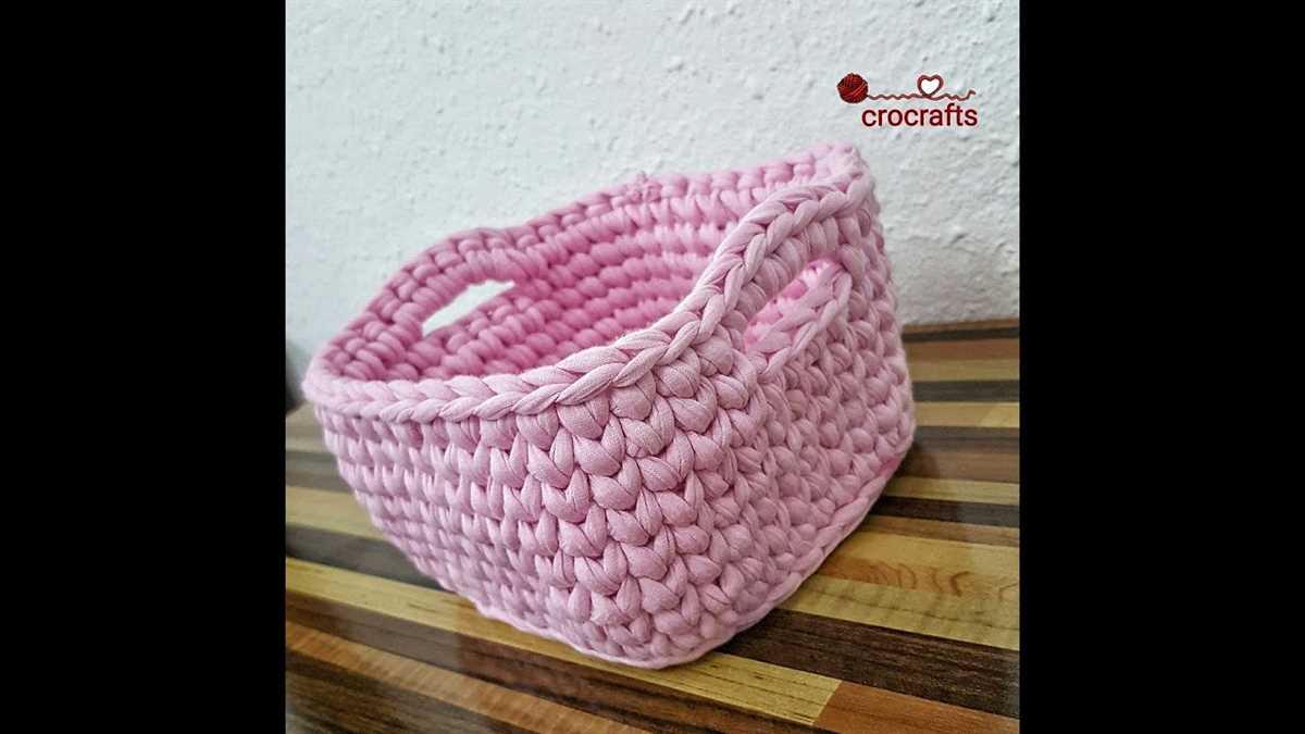 Knit square basket pattern