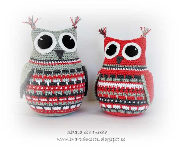 Knitted owl toy pattern free