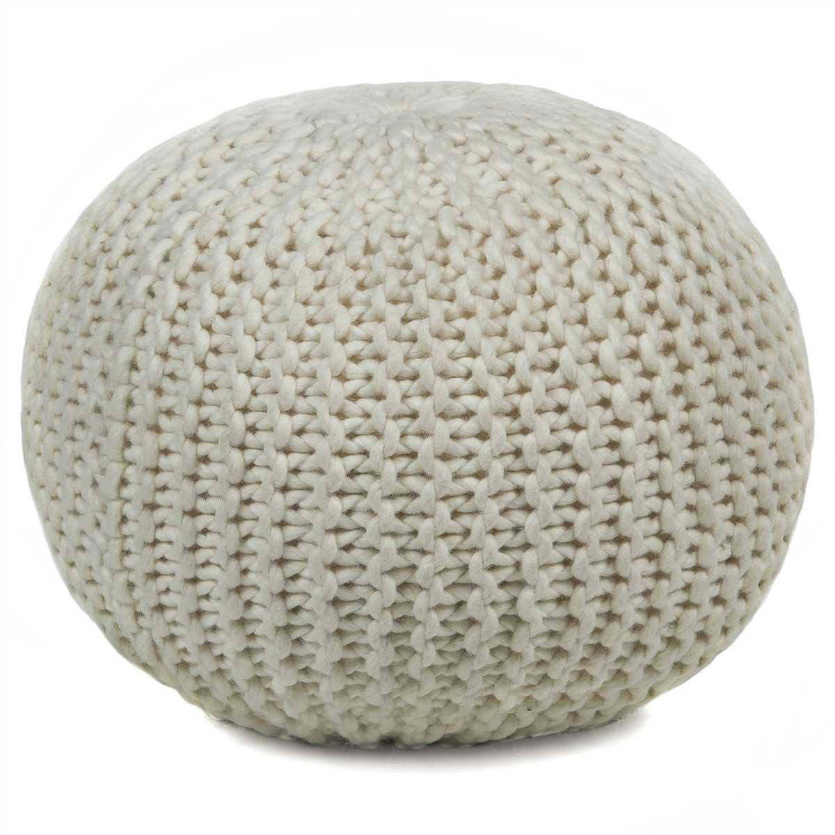 Knitted pouf pattern free