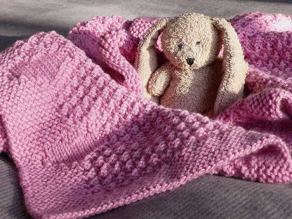 Easy knitted baby blanket patterns free