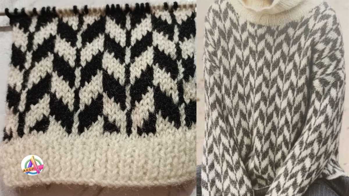 Two sided knitting patterns