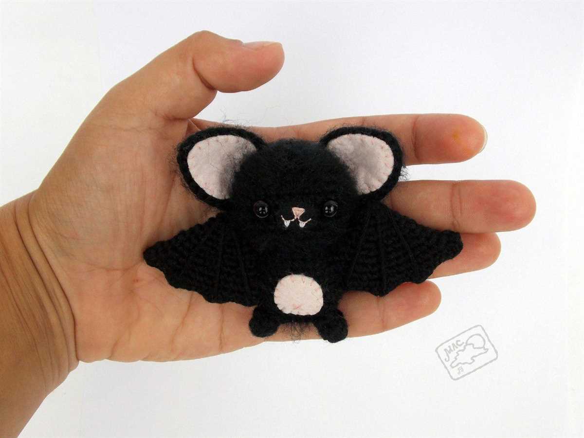 Bat toy knitting pattern