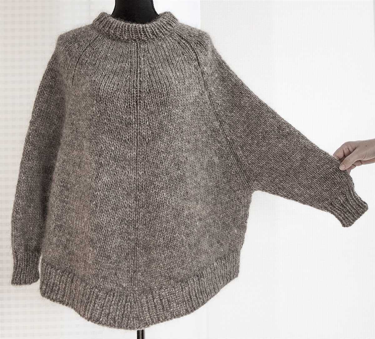 One piece poncho knitting pattern