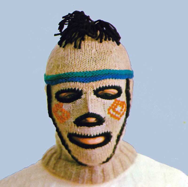 Knitted ski mask pattern free