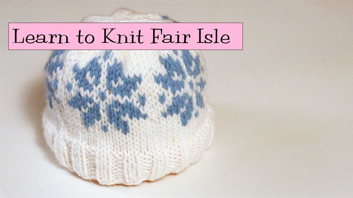 Learn knitting patterns