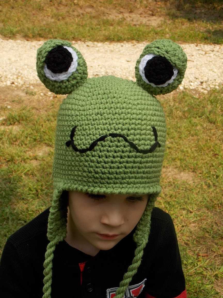 Frog knit hat pattern