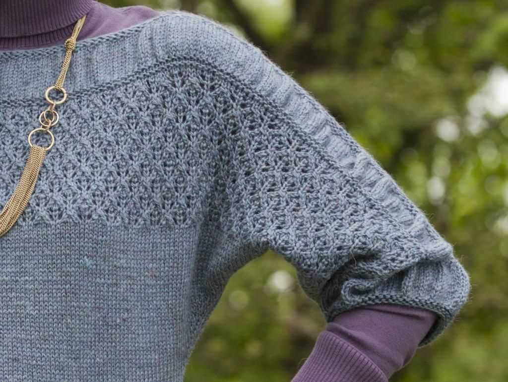 Knit flat sweater pattern