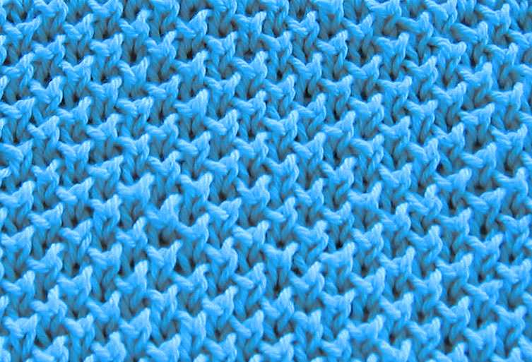 Thermal knit stitch pattern