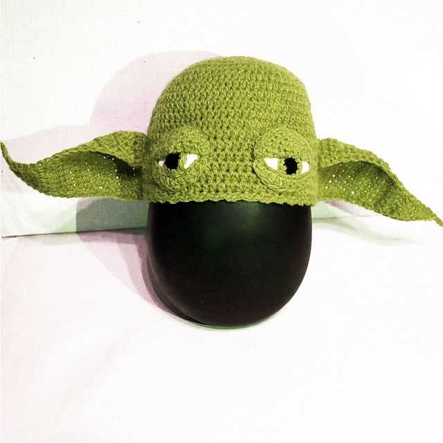 Yoda hat knitting pattern