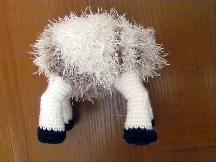 Lamb chop puppet knitting pattern