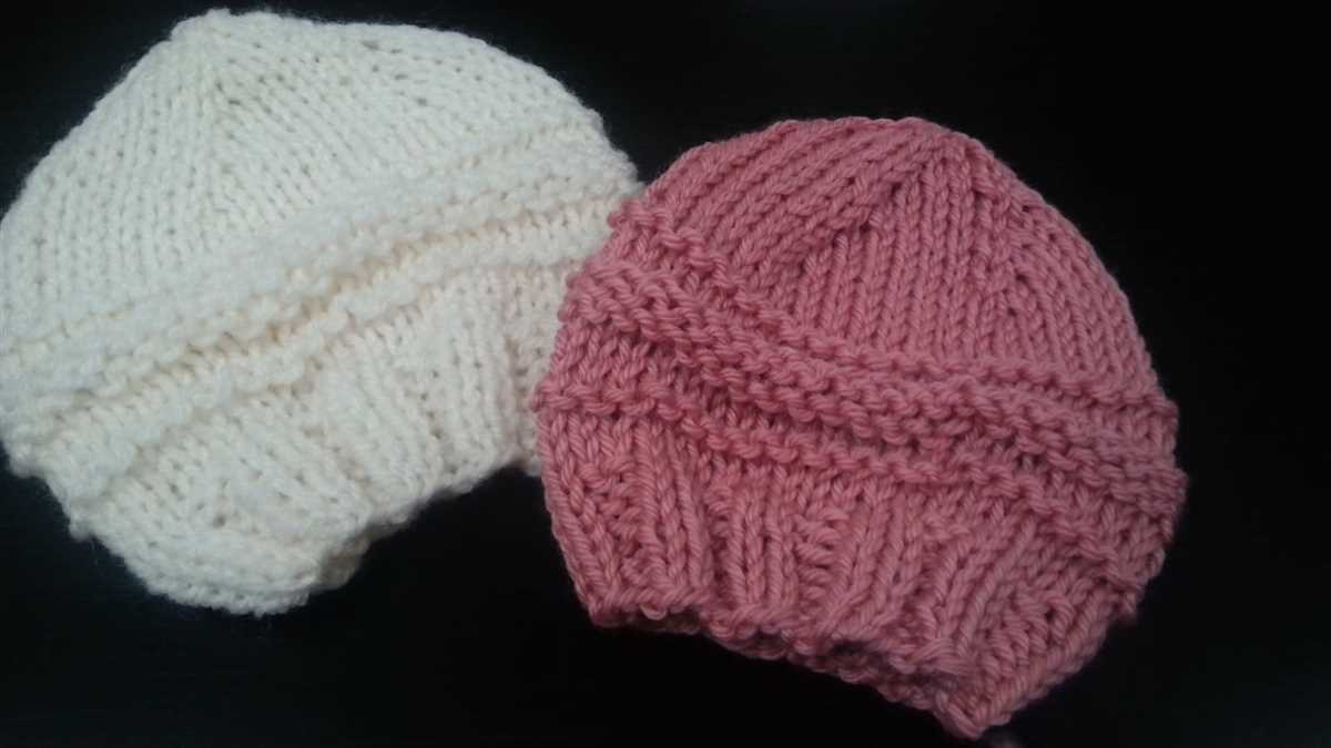 Newborn knit hat pattern for hospitals