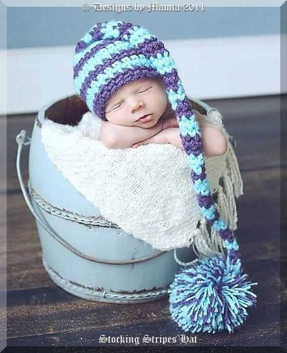 Newborn knit hat pattern for hospitals