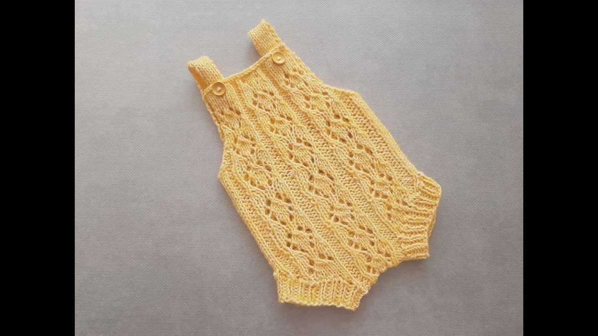 Newborn romper knitting pattern