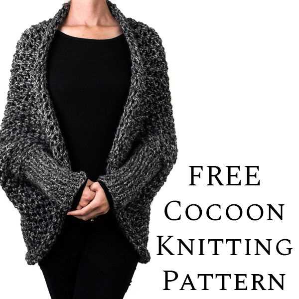 Free knit shrug pattern