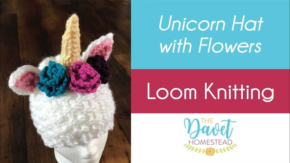 Unicorn hat knitting pattern