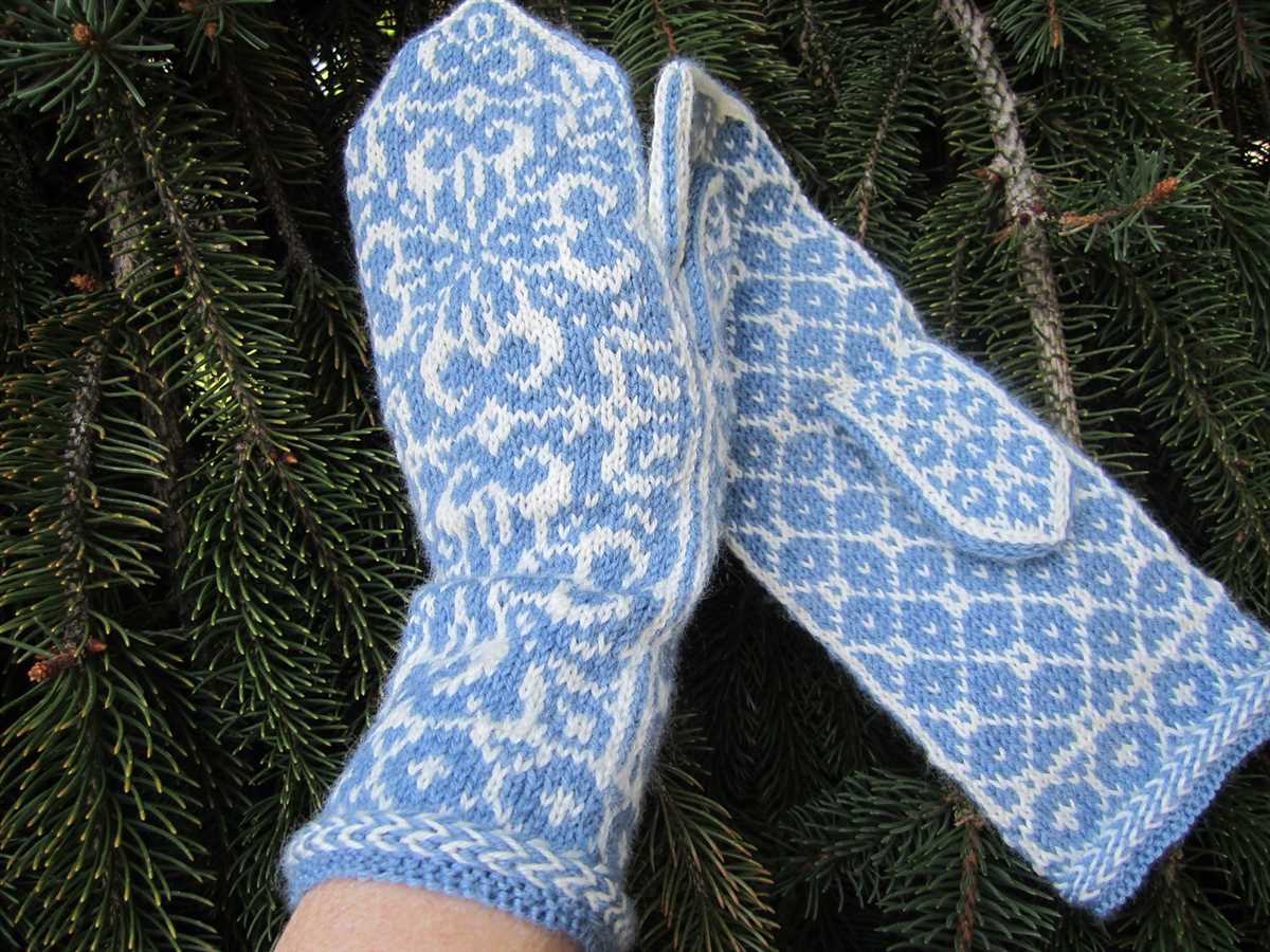 Norwegian snowflake knitting pattern