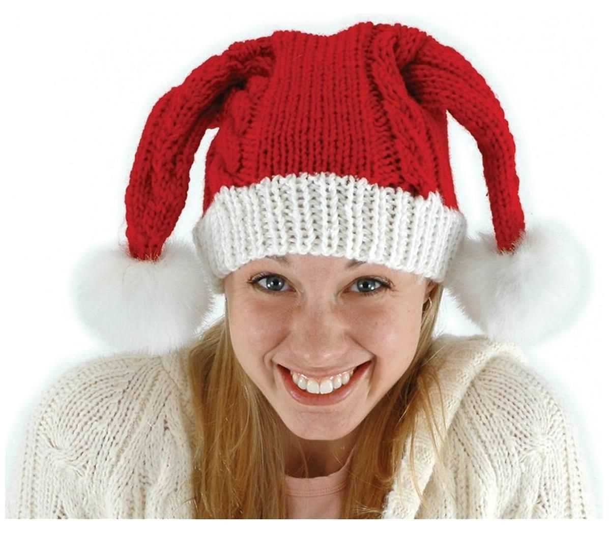 Knitting pattern for christmas hat