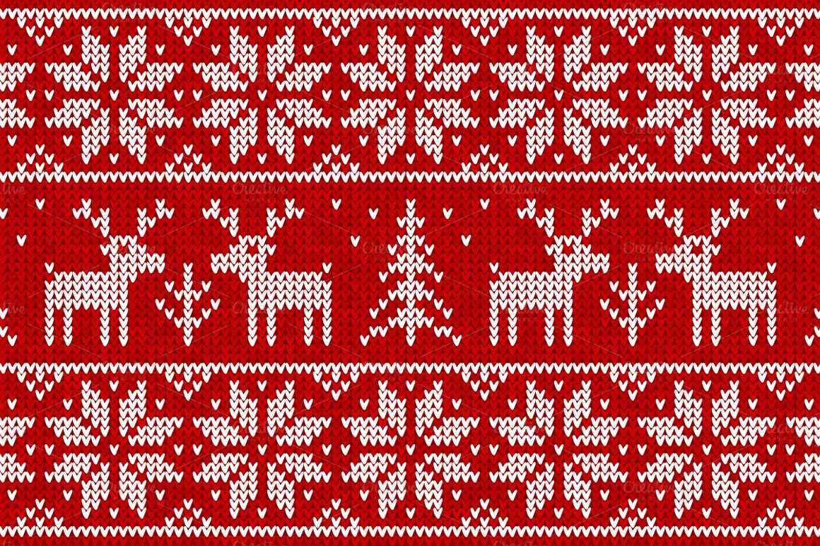 Christmas knitting patterns uk