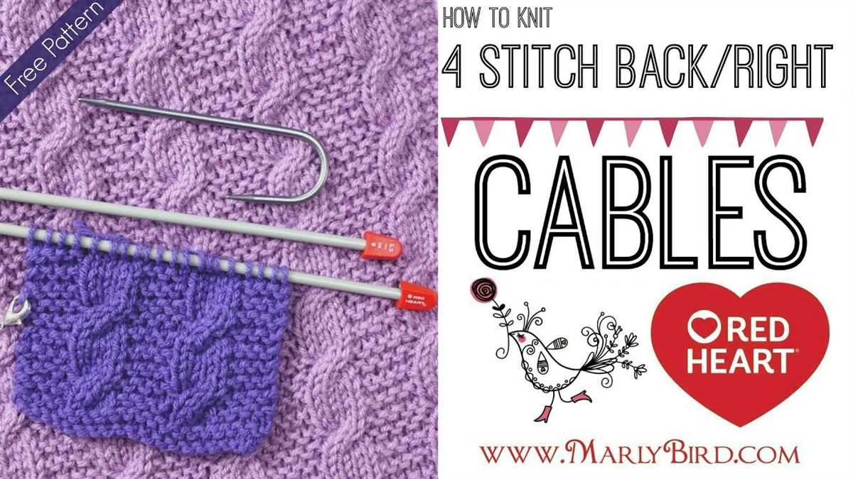 Easy cable knitting patterns for beginners