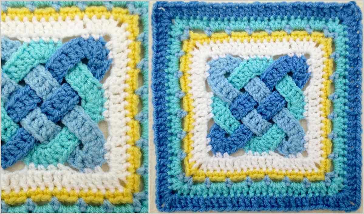 Free patterns for knitted prayer squares