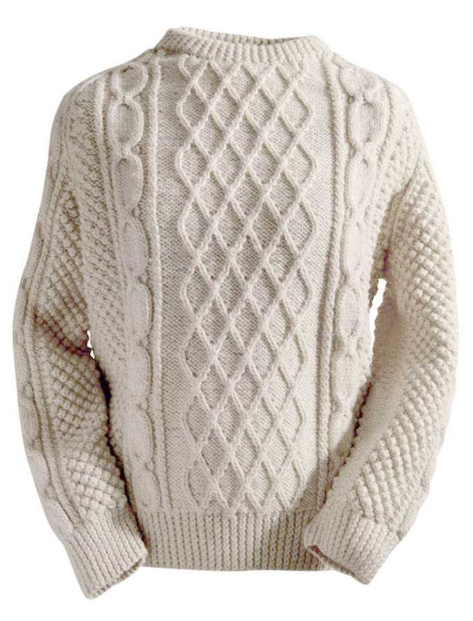 Knitting patterns irish fisherman sweaters