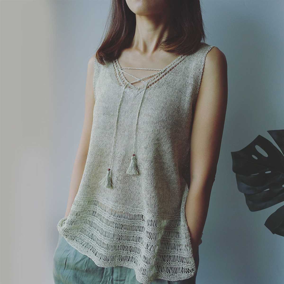 Summer top knitting patterns