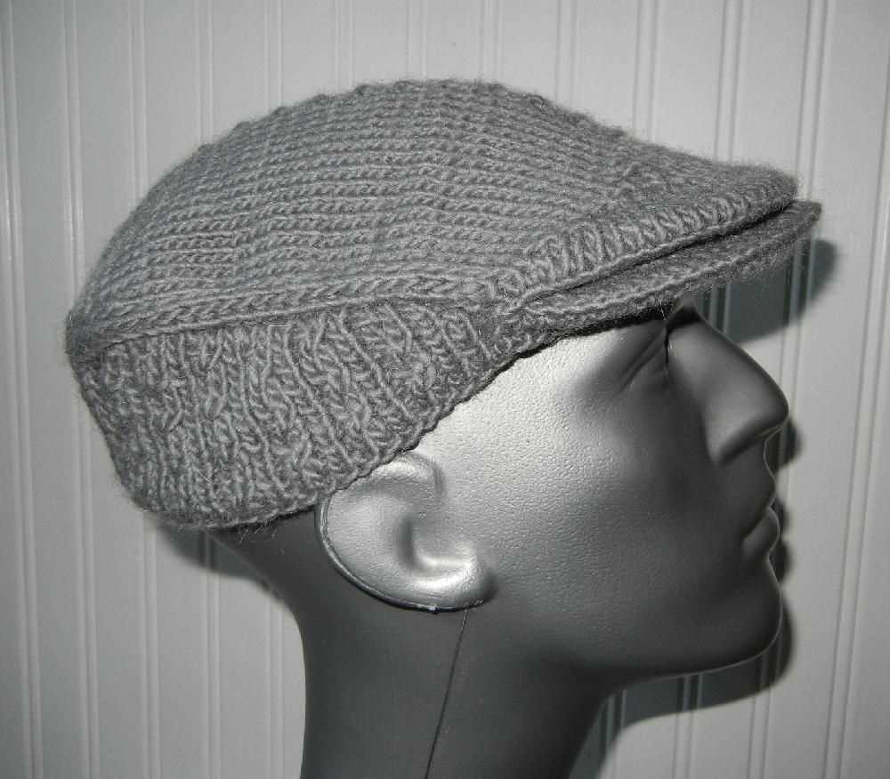 Knitted flat cap pattern