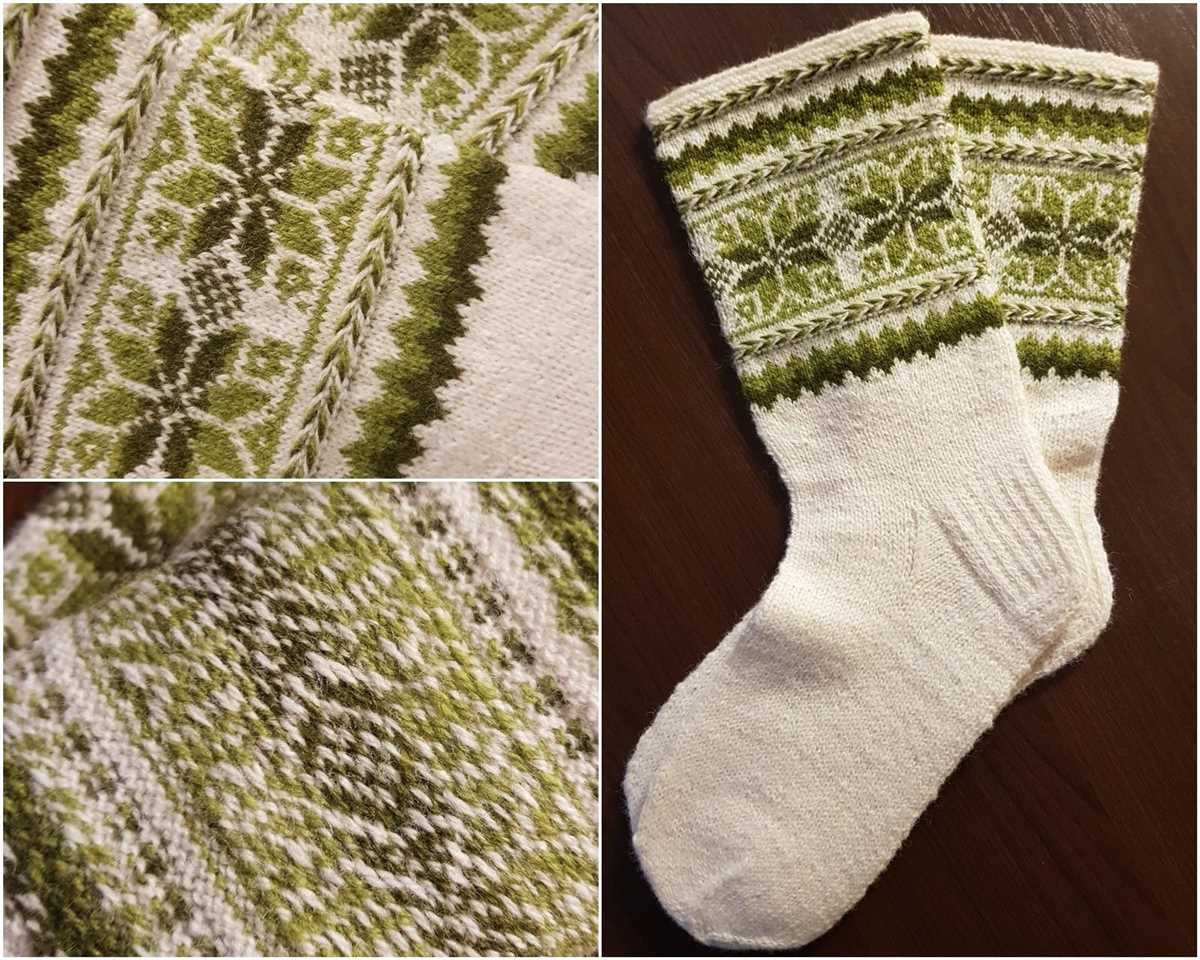 Stocking knitting pattern