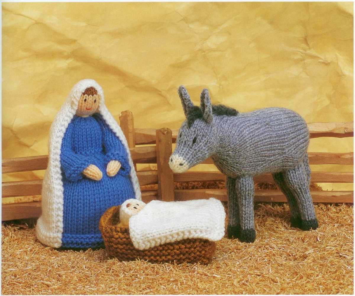 Christmas crib knitting patterns