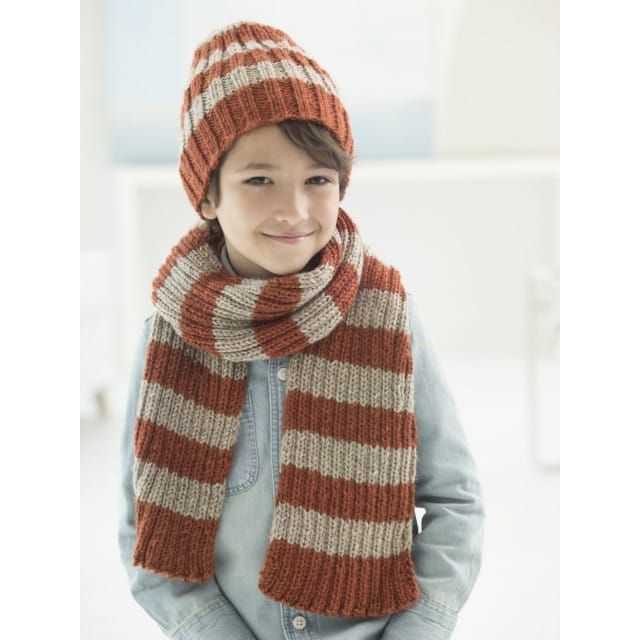 Lion brand free knitting scarf patterns