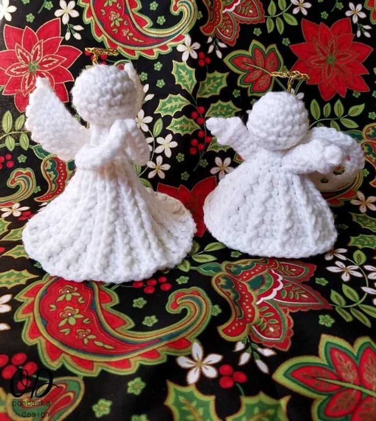 Free knitted christmas angel pattern