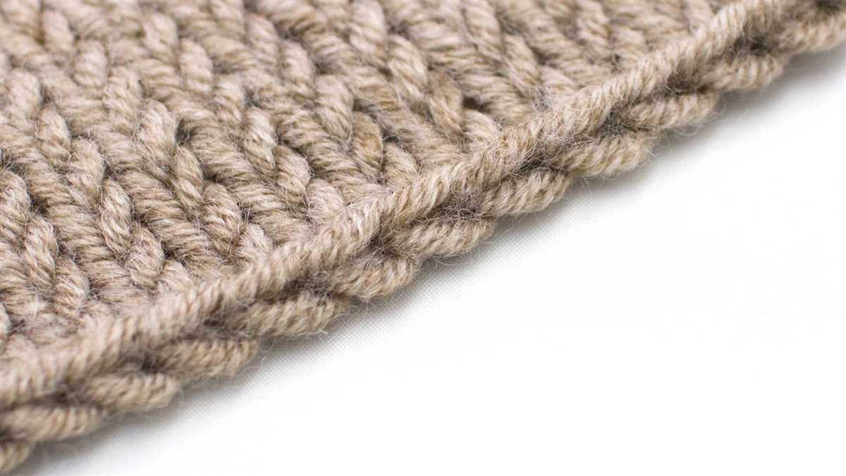 Woven knitting pattern